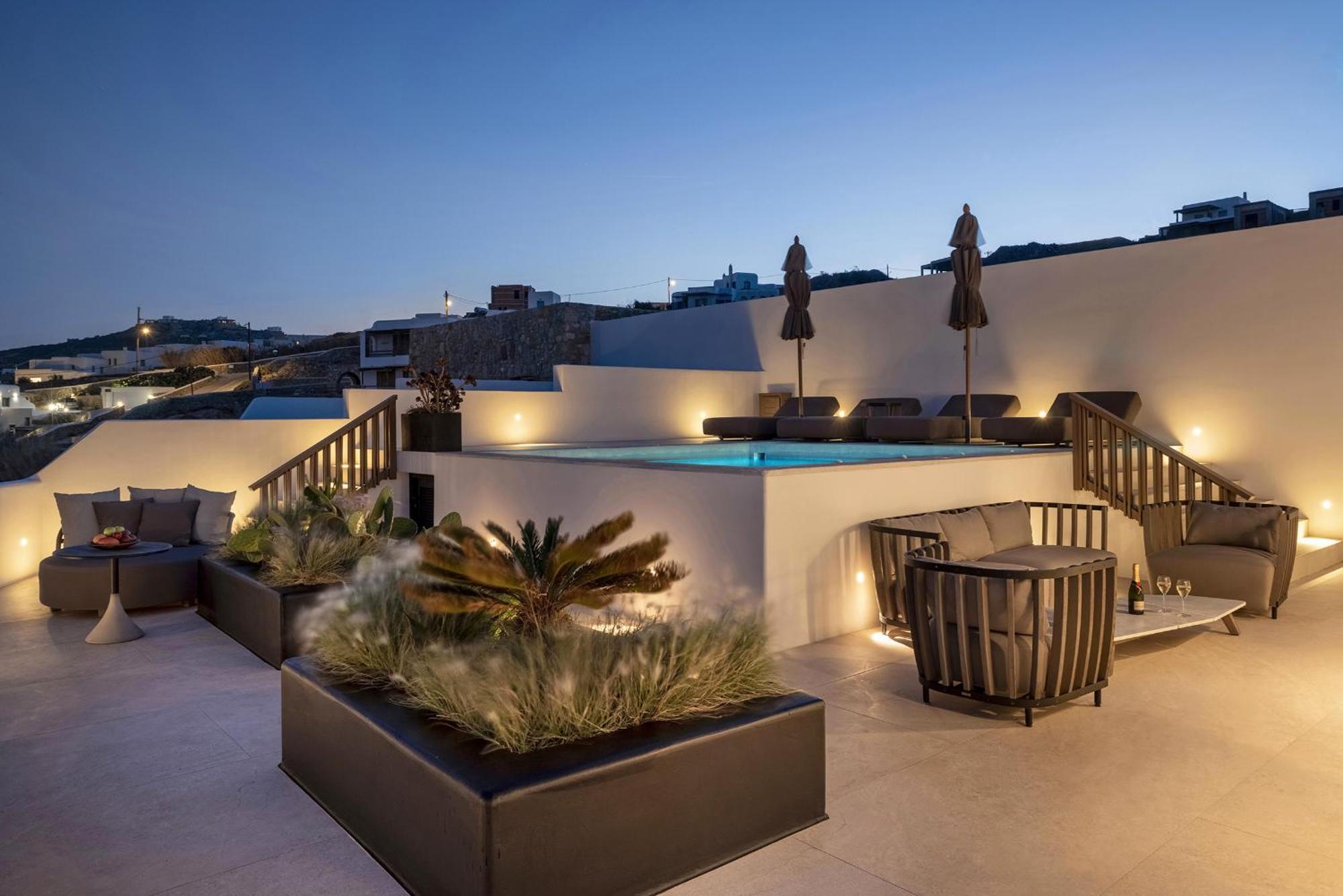 Aeonic Suites And Spa Mykonos Town エクステリア 写真