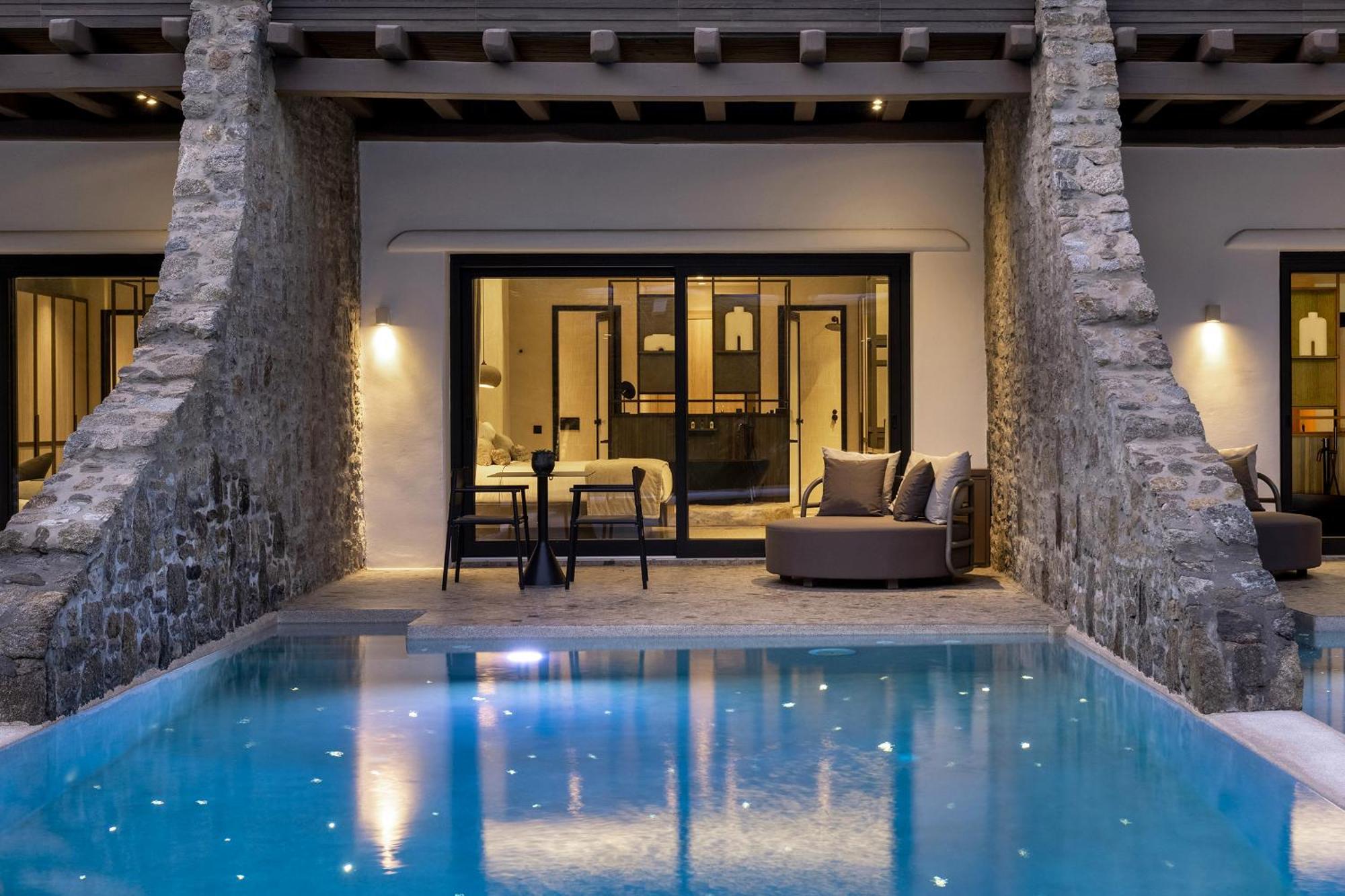Aeonic Suites And Spa Mykonos Town エクステリア 写真